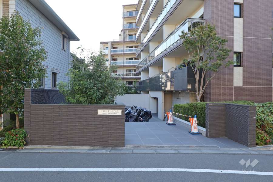 敷地北側の入口