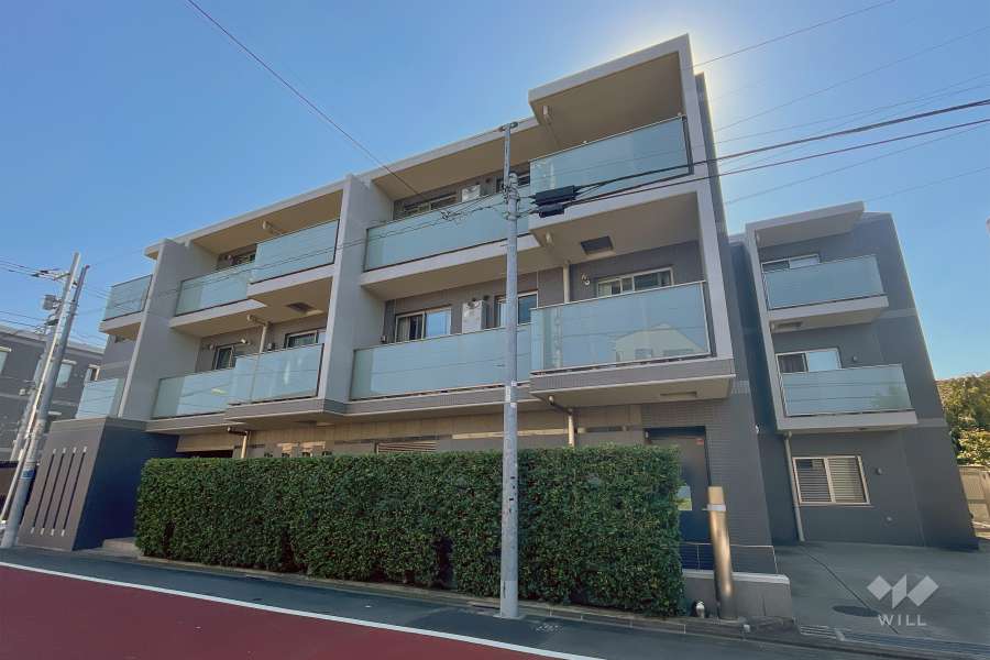 パークハウス学芸大学ウエストサイドレジデンスの外観（北側から）