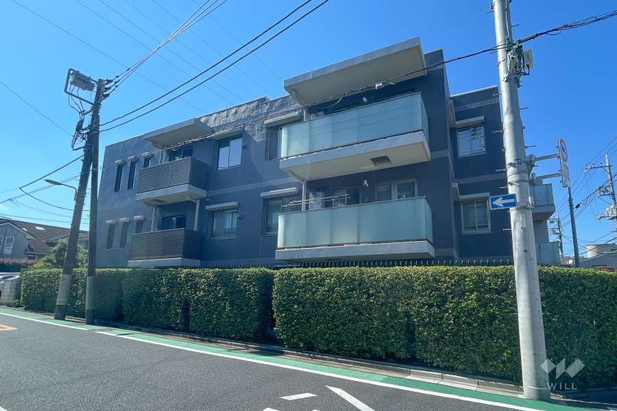 パークハウス学芸大学ウエストサイドレジデンスの外観（東側から）