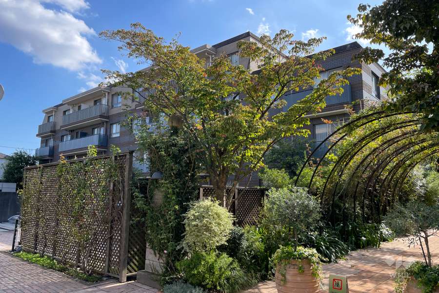 パークコート学芸大学の外観（北側から）