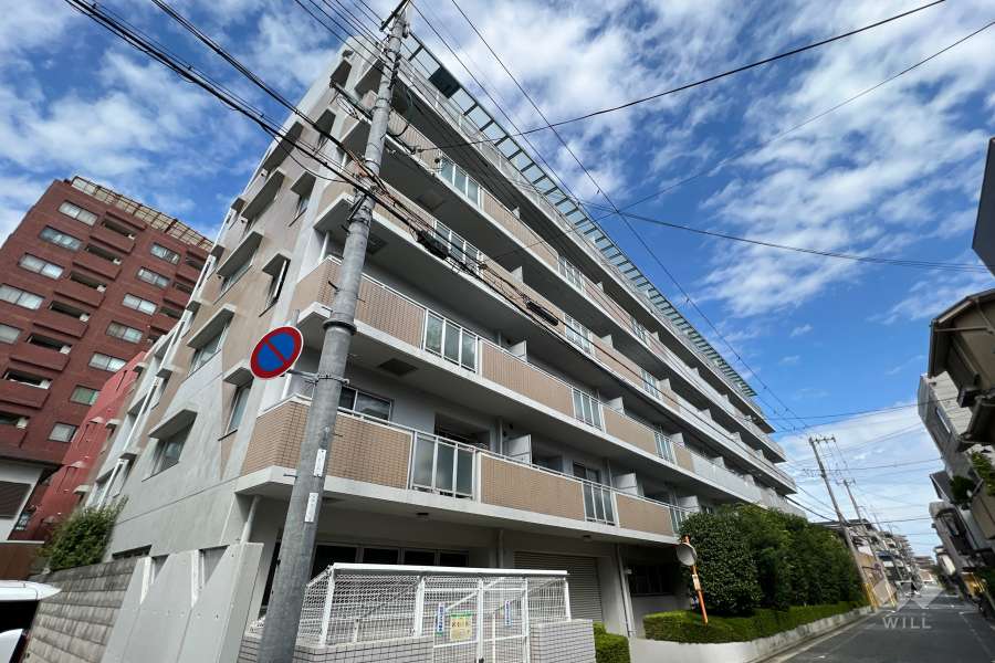 プリオーレ芦屋の外観（南西側から）