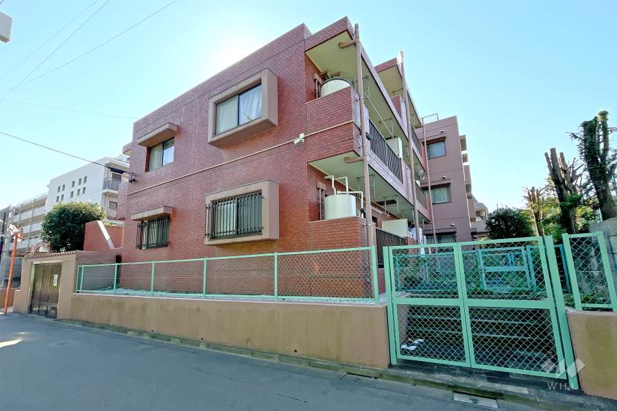 グレイス二子玉川の外観（北西側から）