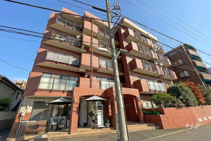 グリュックＴ玉川の外観（南西側から）