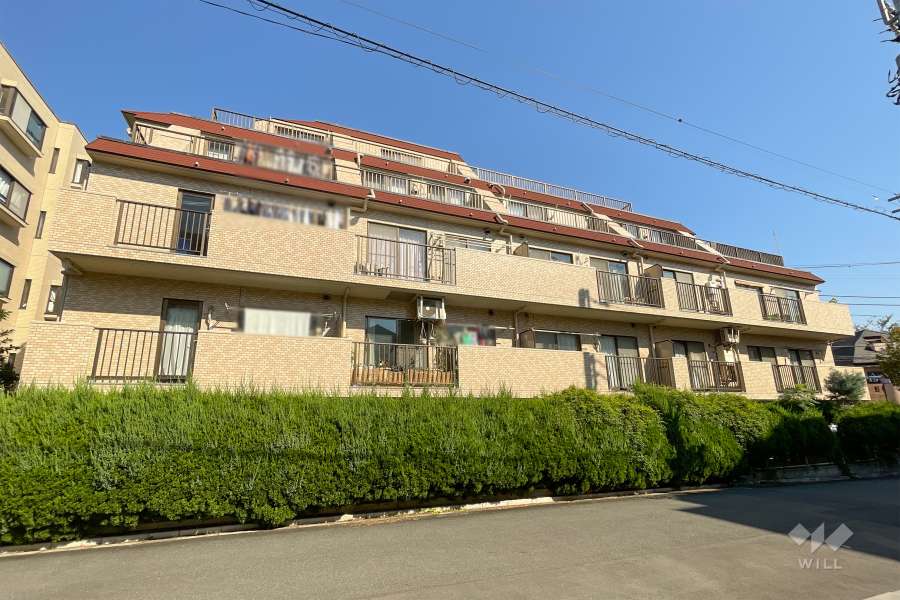サニーハイツ二子玉川の外観（南西側から）