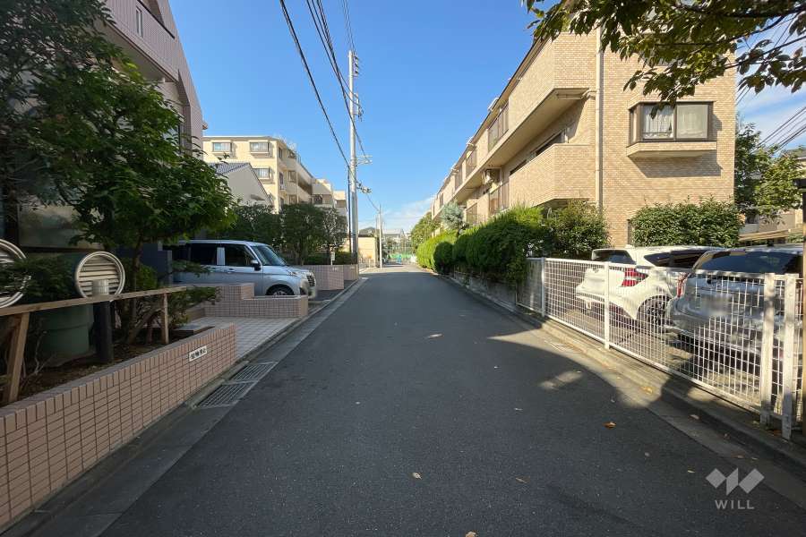 敷地南側の前面道路