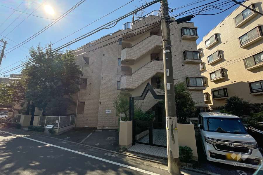 サニーハイツ二子玉川の外観（北側から）