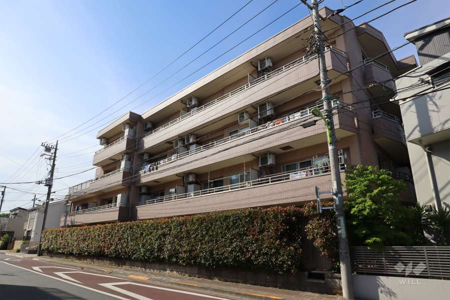 グランツ成城南の外観（南東側から）