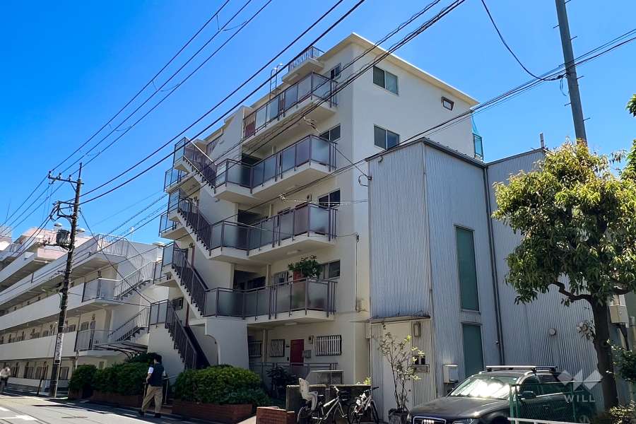 砧グリーンハイムの外観(北西側から)