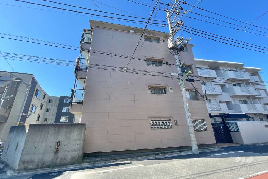 砧グリーンハイム第2の外観（東側から）