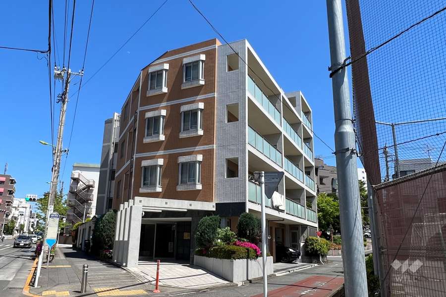エクセレント世田谷砧の外観(西側から)