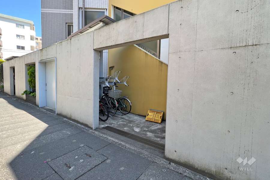 駐輪場の出入り口