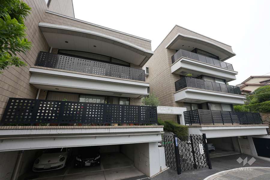 ラフィーヌ芦屋の外観（南西側から）