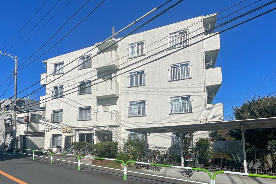 藤和砧コープの外観（南東側から）