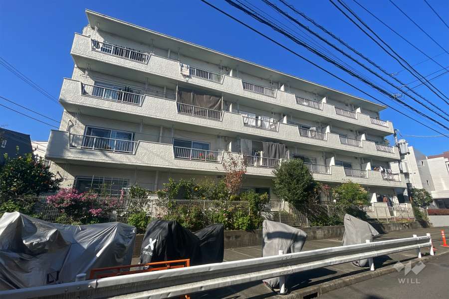 藤和砧コープの外観（南東側から）