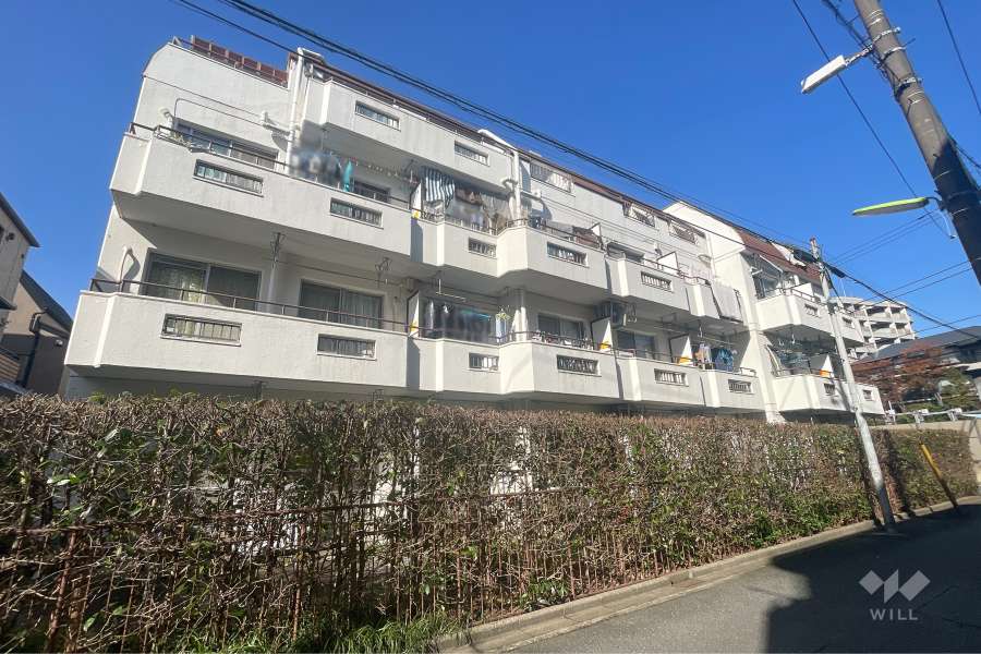 パーセル砧の外観（南東側から）