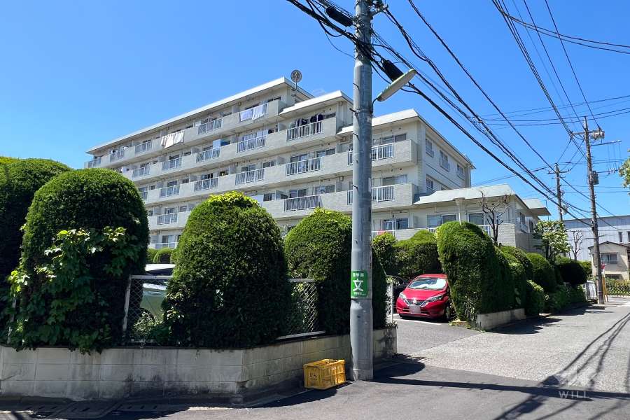 エンゼルハイム祖師ヶ谷大蔵の外観(北東側から)