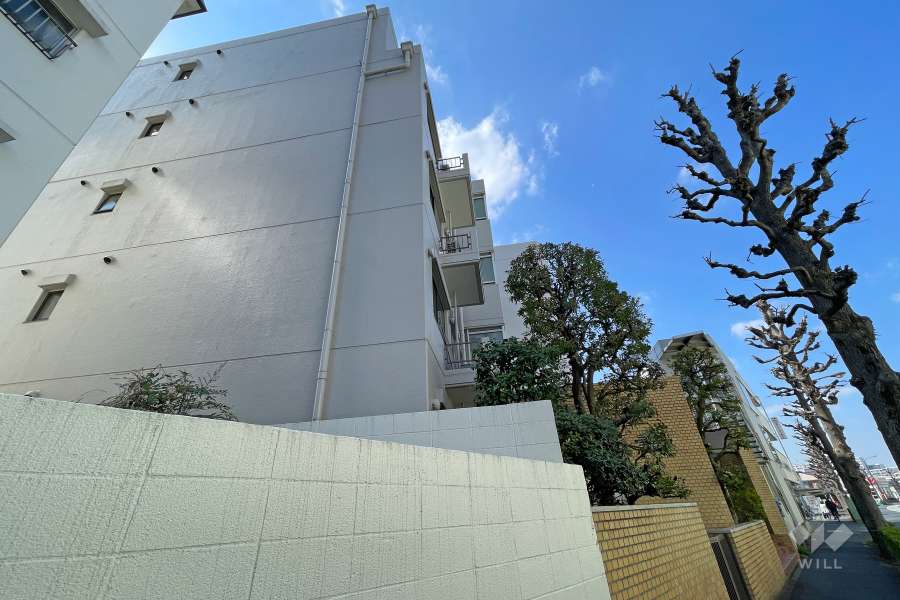 パークハイム砧の外観（南東側から）