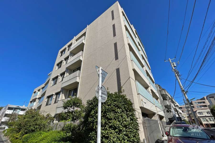 ブランズ砧の外観（南西側から）