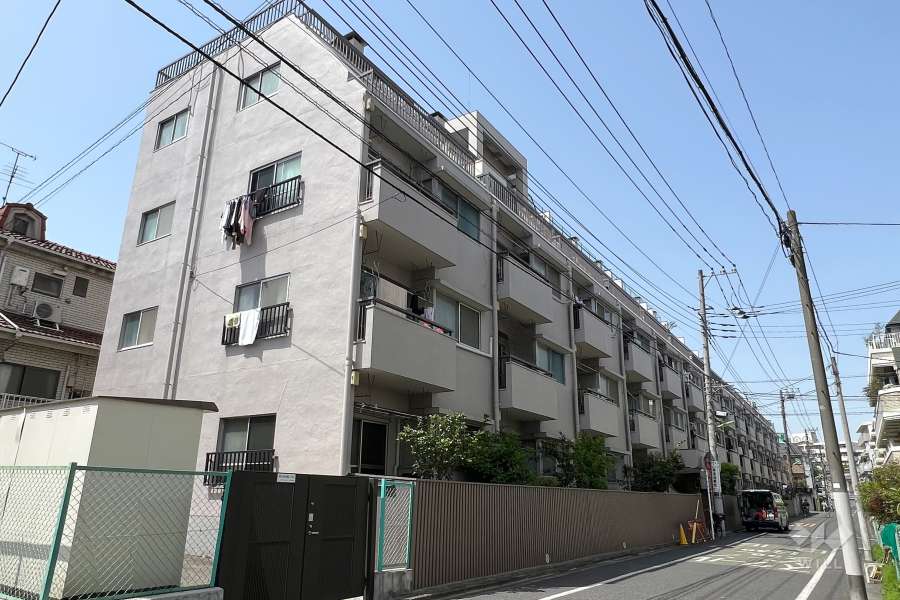 四谷軒第一経堂シティコーポの外観(東側から)