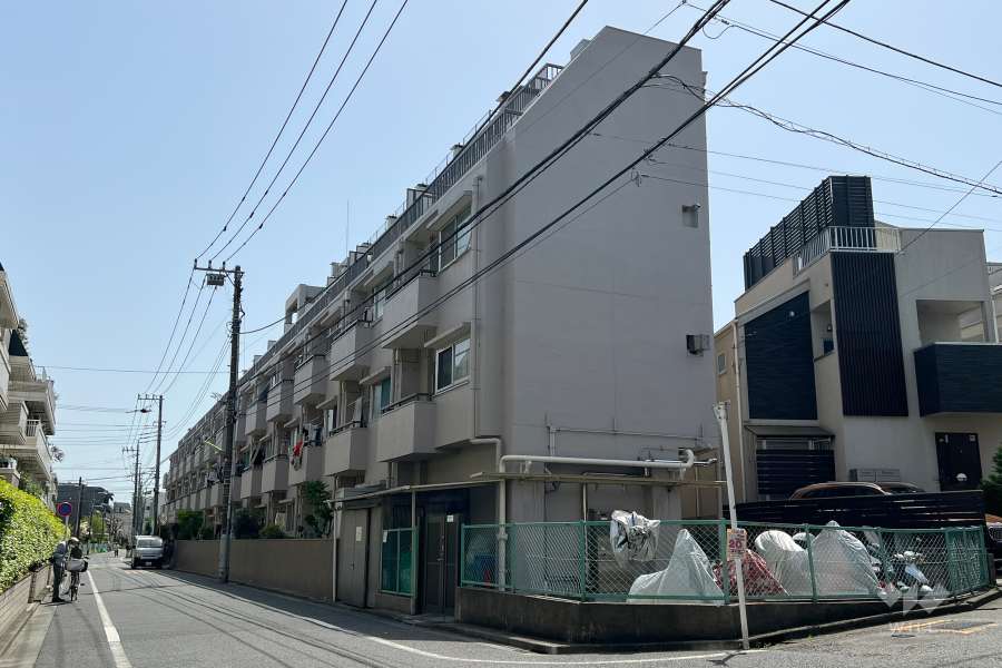 四谷軒第一経堂シティコーポの外観(北側から)