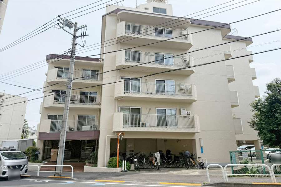 赤堤スカイマンションの外観（北西側から）