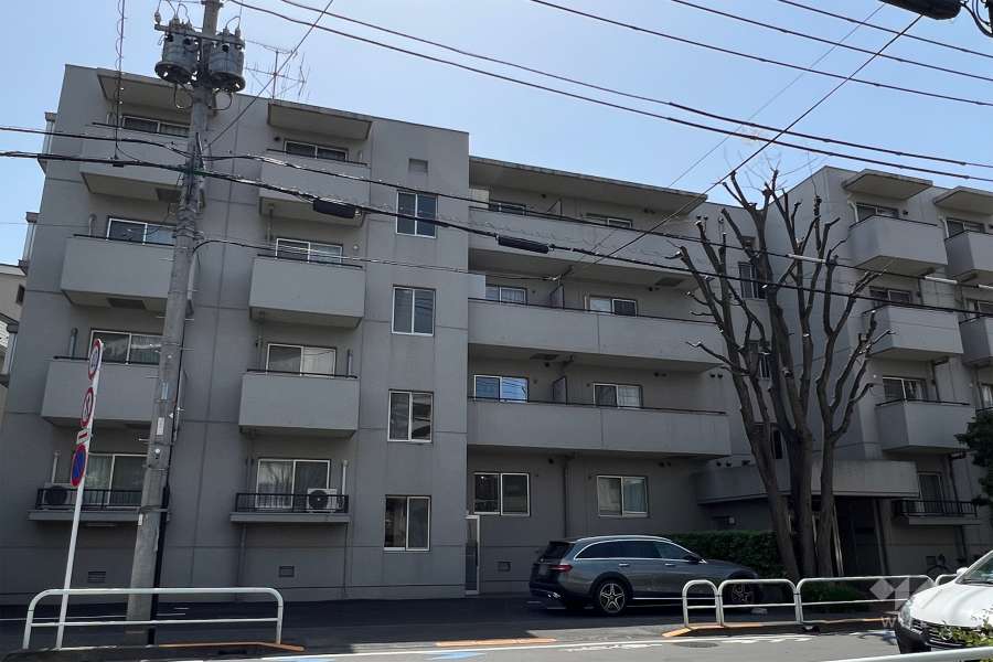 パークハイム宮坂の外観(北東側から)