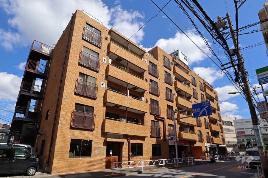 アルカディア経堂の外観（北西側から）