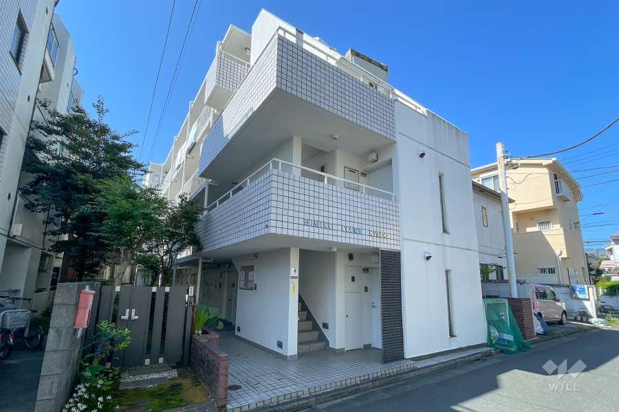 ヒミココート経堂の外観（北東側から）