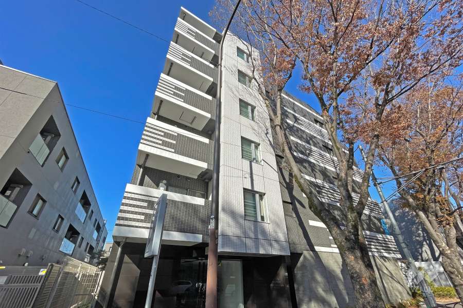 ステージグランデ千歳烏山アジールコートの外観（南側から）