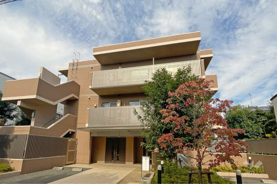 コージーコート二子玉川の外観（南東側から）