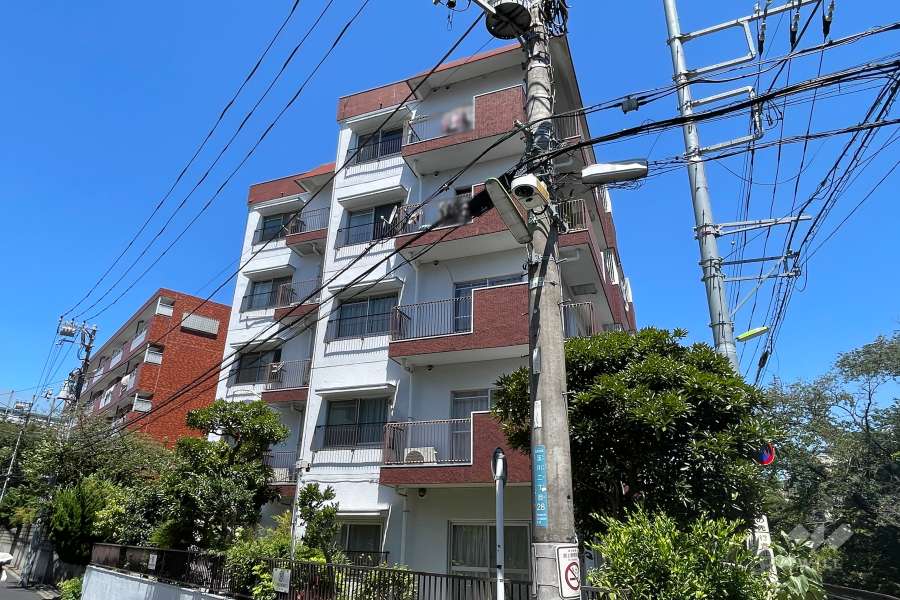 ドミール二子玉川の外観(南東側から）