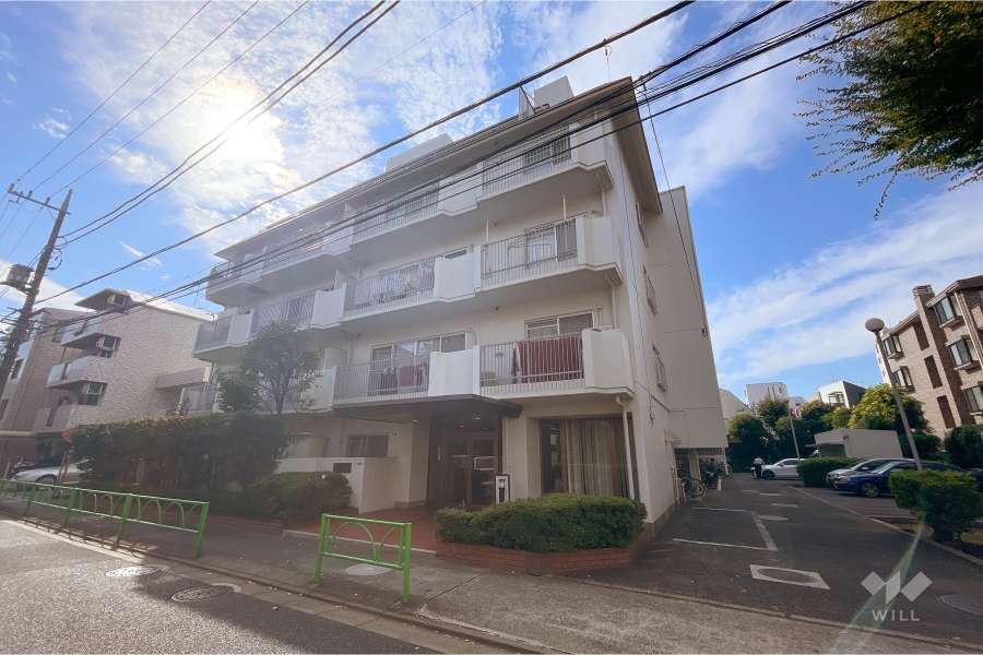 二子玉川ロイヤルマンションの外観（北東側から）