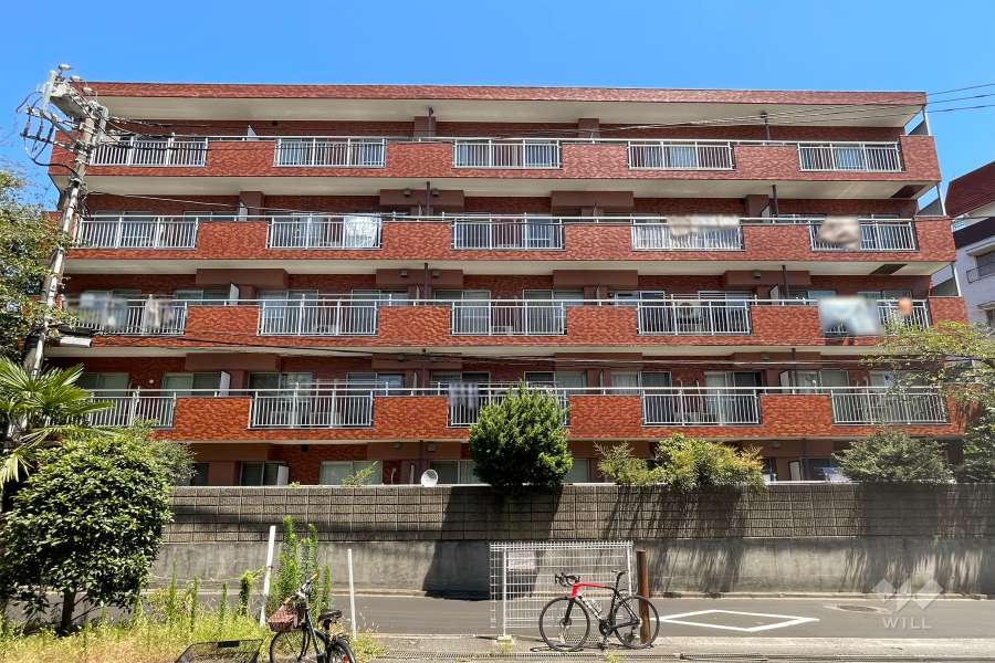 シャンボール二子玉川園の外観（南西側から）