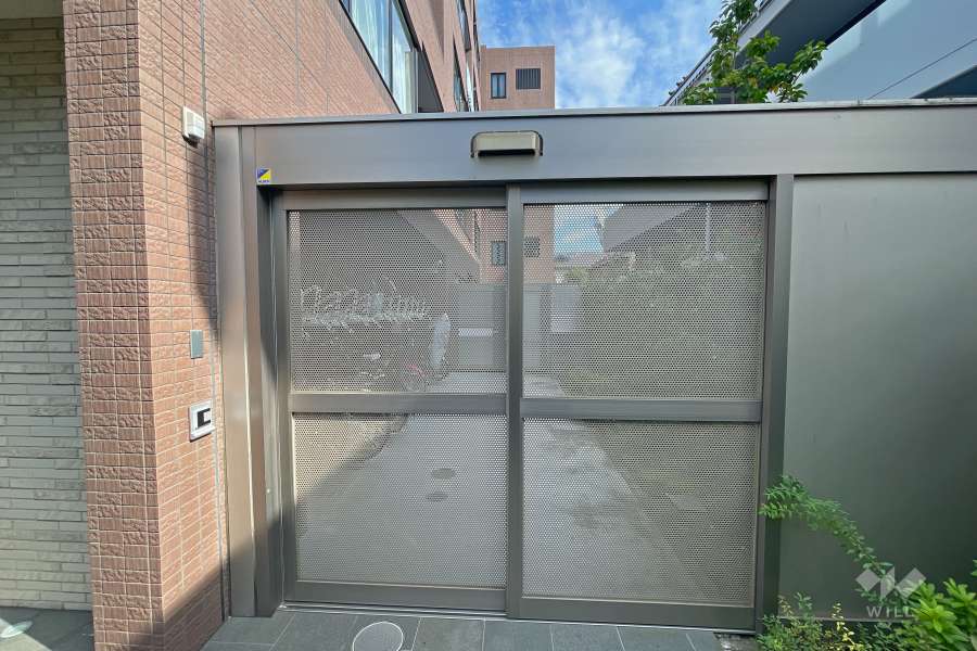 駐輪場の出入り口