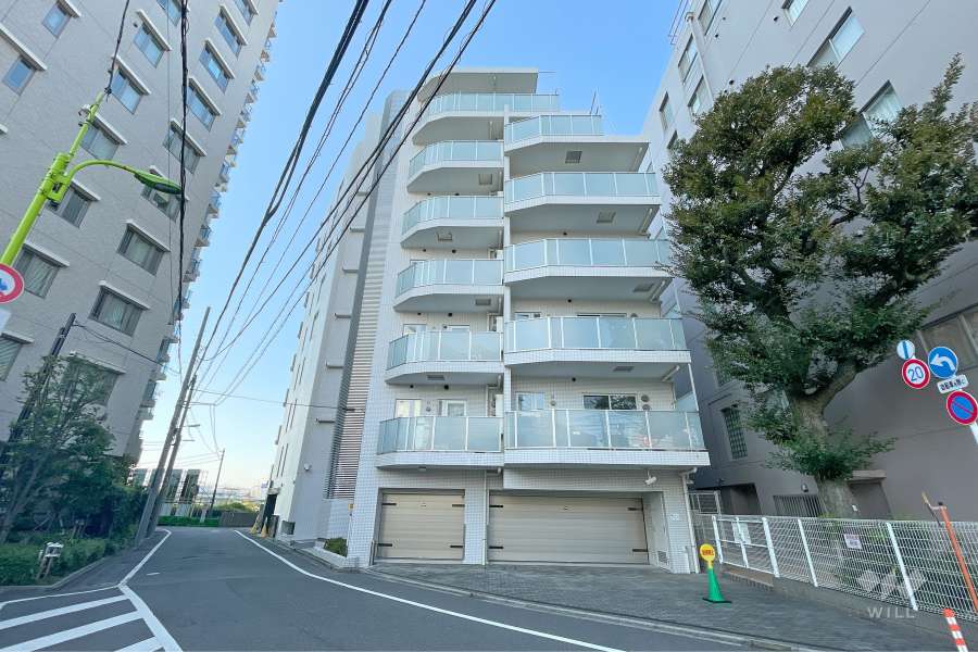 グランスイート二子玉川の外観（北東側から）