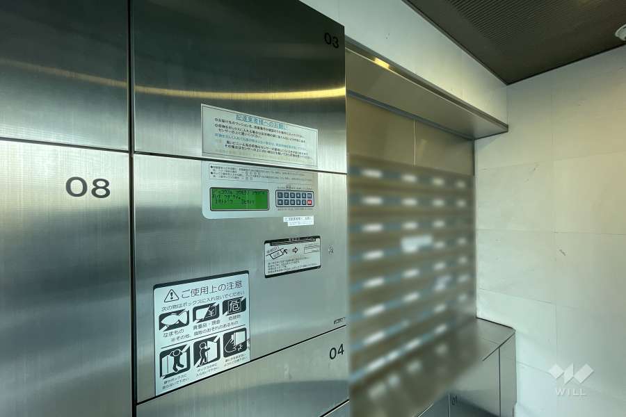 共用ポストと宅配ボックス　