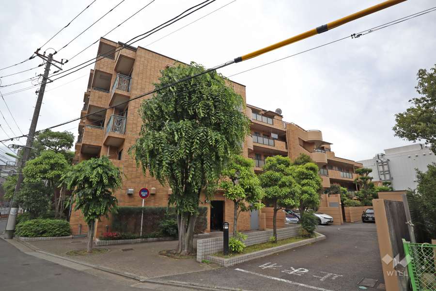 アトラス二子玉川園の外観（北東側から）