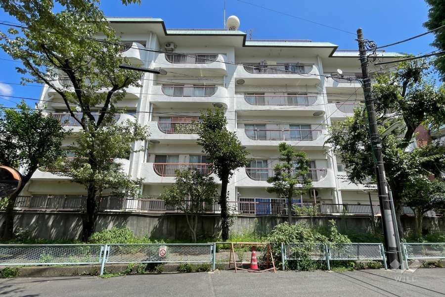 第二上野毛マープル松原の外観（南西側から）