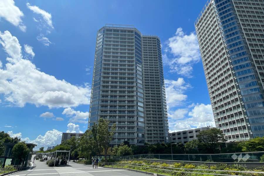 二子玉川ライズタワー&レジデンスタワーセントラルの外観（北側から）