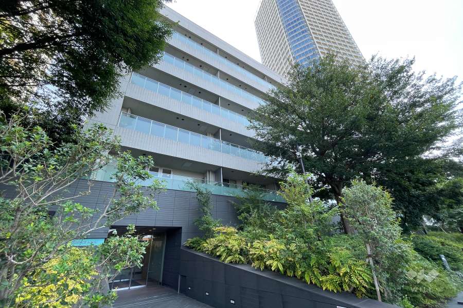 二子玉川ライズタワー＆レジデンスレジデンスアクアの外観（北西側から）