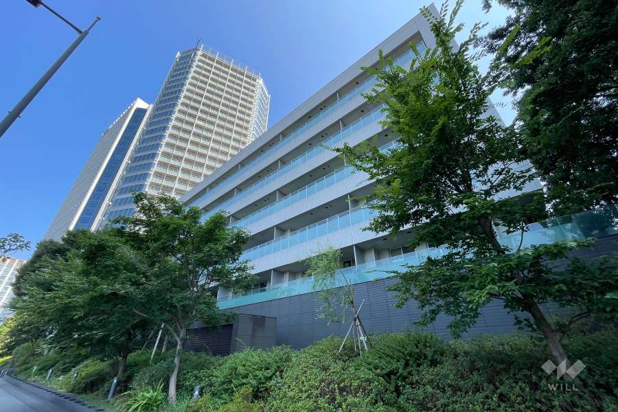 二子玉川ライズタワー＆レジデンスレジデンスアクアの外観（南西側から）