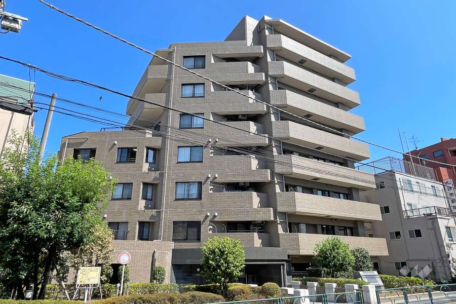 コスモ用賀の外観（西側から）