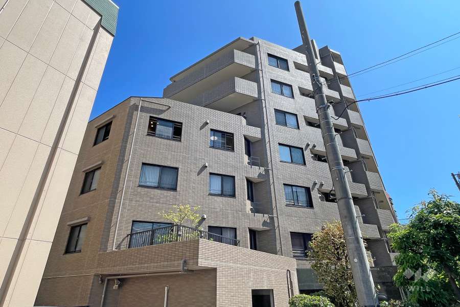 コスモ用賀の外観（北西側から）