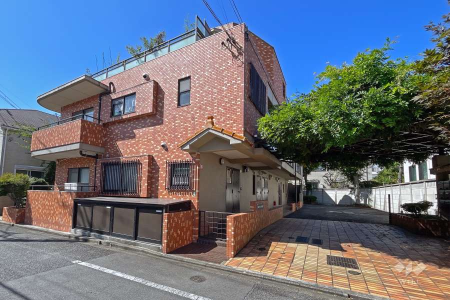 パレドール用賀の外観（北東側から）