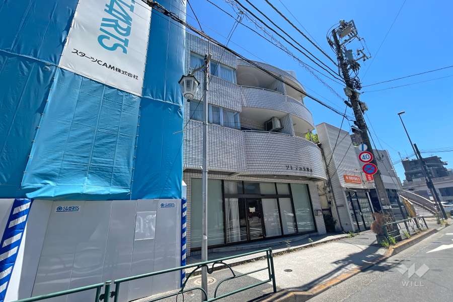 ソレイユ玉川台の外観（西側から）