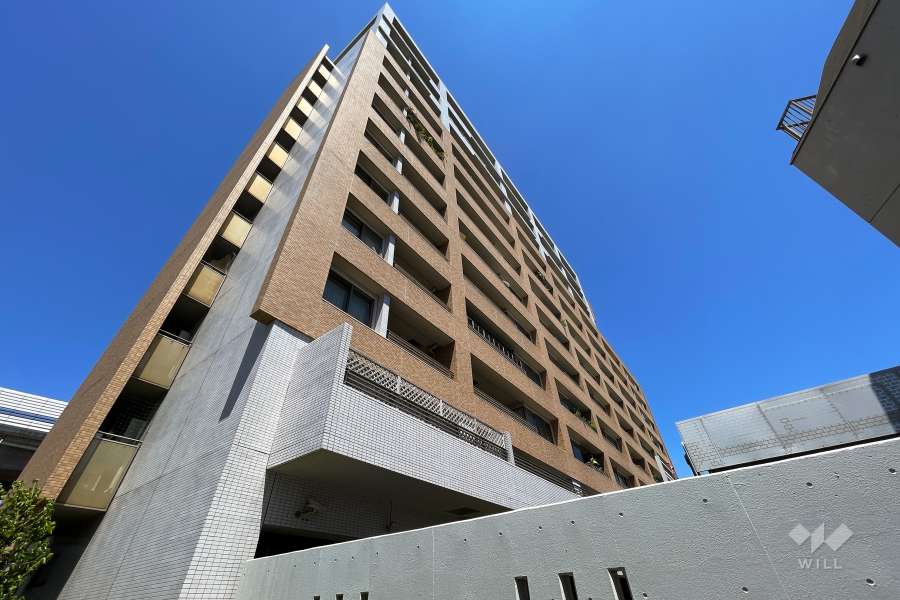 ライオンズスクエア用賀の外観（南西側から）