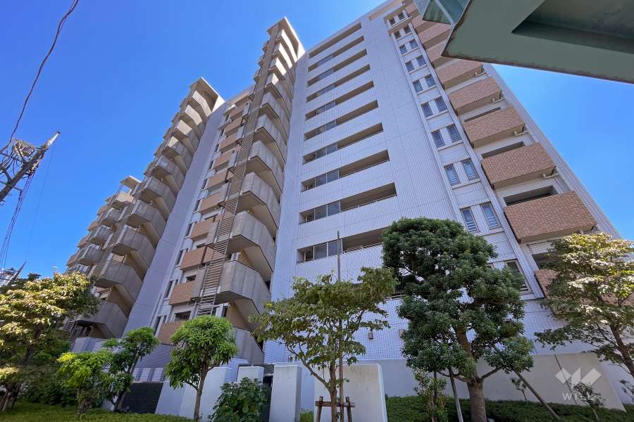 ライオンズスクエア用賀の外観（北西側から）