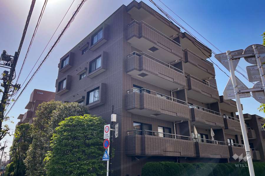 ファミールグラン田園調の外観（北西側から）