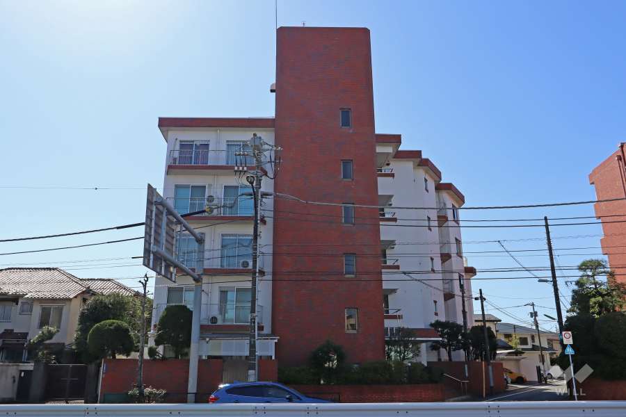 田園調布アビタシオンの外観（北側から）