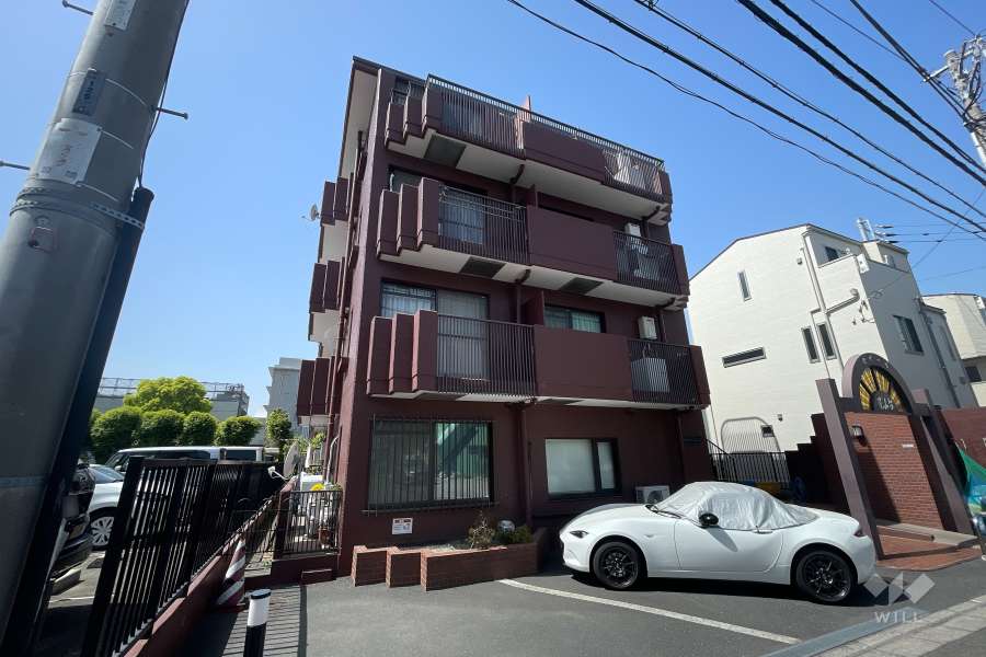 セザール尾山台の外観（南東側から）